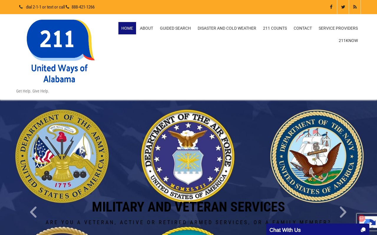 Alabama phone directory access to 211 Connects Alabama community services